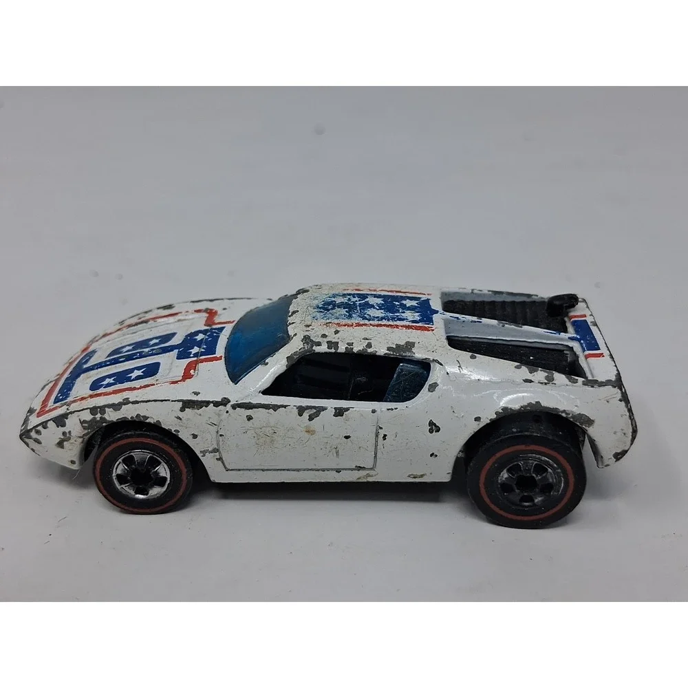 Hot Wheels Redline Warpath White Enamel Flying Colors Vintage Original.  X